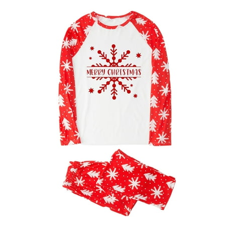 Binpure Christmas Family Matching Pajamas Set Snow Print Long Sleeve T-shirt with Elastic Waist Pants
Binpure Christmas Family Matching Pajamas Set Snow Print Long Sleeve T-shirt with Elastic Waist Pants