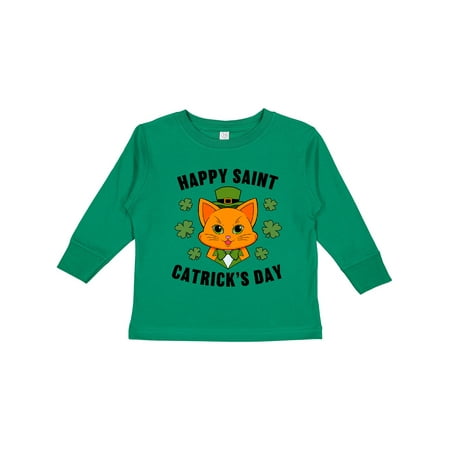 Inktastic St. Patrick s Day Happy Saint Catrick s Day with Orange Cat Gift Toddler Boy or Toddler Girl Long Sleeve T-Shirt
Inktastic St. Patrick s Day Happy Saint Catrick s Day with Orange Cat Gift Toddler Boy or Toddler Girl Long Sleeve T-Shirt