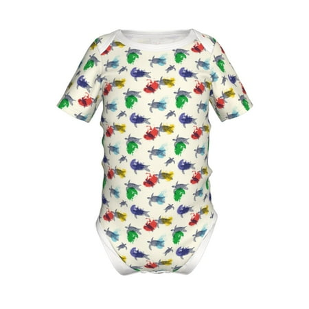 Yiaed Cartoon Sea Turtle Print Infant Climbing Short Sleeve Onesie One-Piece Baby Bodysuit Clothes 0-12 Months -12 Months
Yiaed Cartoon Sea Turtle Print Infant Climbing Short Sleeve Onesie One-Piece Baby Bodysuit Clothes 0-12 Months -12 Months