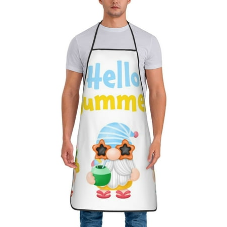 Tideii Gnomes Summer Beach for Tie-up Apron Unisex Waterproof and Stain-Resistant Bib Apron for Kitchen Garden Painting
Tideii Gnomes Summer Beach for Tie-up Apron Unisex Waterproof and Stain-Resistant Bib Apron for Kitchen Garden Painting