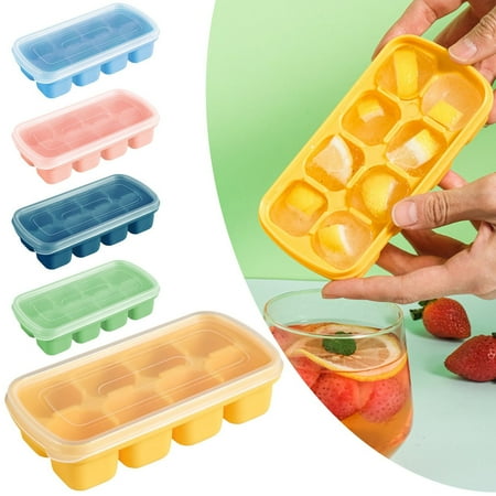 Feiboyy Flexible Silicone Ice Tray 8 Ice Molds For Freezer Easy Release Stackable Ice Trays For 5PC
Feiboyy Flexible Silicone Ice Tray 8 Ice Molds For Freezer Easy Release Stackable Ice Trays For 5PC