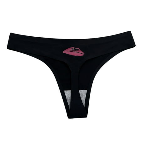 AOOCHASLIY Underwear for Women Clearance Fashion Delicate Ladies Underwear Panties Lip Printing Thong Underpant
AOOCHASLIY Underwear for Women Clearance Fashion Delicate Ladies Underwear Panties Lip Printing Thong Underpant