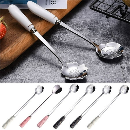 Travelwant 3Packs Coffee Scoops Stirring Spoon Flower Pattern Stainless Steel Creative Spoon for Tea、Cake、Sugar、Dessert Ice Cream Spoon Kitchen Seasoning Or Spice Spoon
Travelwant 3Packs Coffee Scoops Stirring Spoon Flower Pattern Stainless Steel Creative Spoon for Tea、Cake、Sugar、Dessert Ice Cream Spoon Kitchen Seasoning Or Spice Spoon