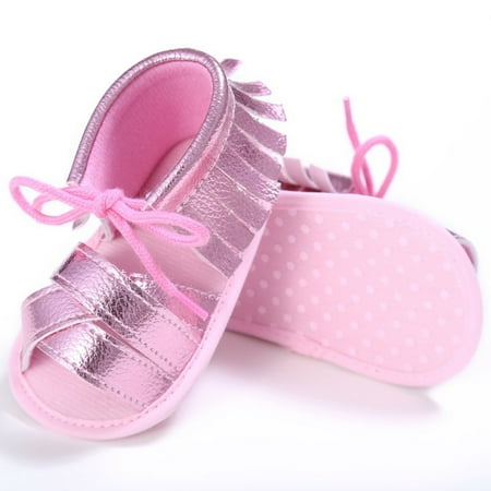 Girls Beach or Fringed Sandals Tassel Anti Slip Crib Shoes Soft Sole Prewalkers
Girls Beach or Fringed Sandals Tassel Anti Slip Crib Shoes Soft Sole Prewalkers
