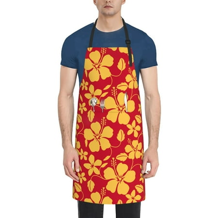 Tebeau Red Vintage Flowers Print Waterproof Cooking Aprons Adjustable Bib Soft Chef Apron with 2 Pockets for Men Women
Tebeau Red Vintage Flowers Print Waterproof Cooking Aprons Adjustable Bib Soft Chef Apron with 2 Pockets for Men Women