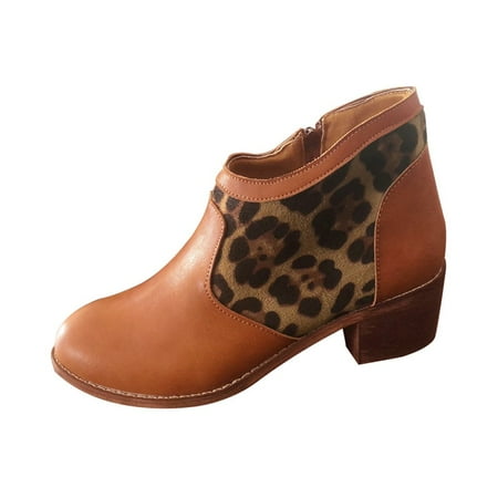 Winter Savings Clearance Deals 2022! VEKDONE Women s Fashion Casual Leopard Short Ankle Boots Square Heels Leather Shoes
Winter Savings Clearance Deals 2022! VEKDONE Women s Fashion Casual Leopard Short Ankle Boots Square Heels Leather Shoes