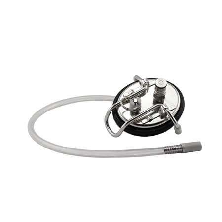 Carbonation Keg Lid by, EASY CARBONATION. No need to shake your keg with this keg lid kit. By The Weekend Brewer