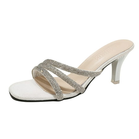Youmylove Women Fashion Rhinestone Ribbon Combination Square Head Open Toe High Heel Sandals Summer Comfy Beach Outdoor Walking Footwear
Youmylove Women Fashion Rhinestone Ribbon Combination Square Head Open Toe High Heel Sandals Summer Comfy Beach Outdoor Walking Footwear