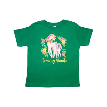 Inktastic I Love My Abuela Unicorn with Pink and Yellow Flowers Gift Toddler Boy or Toddler Girl T-Shirt
Inktastic I Love My Abuela Unicorn with Pink and Yellow Flowers Gift Toddler Boy or Toddler Girl T-Shirt