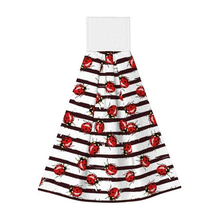 Coaee Ladybugs on Black and White Striped1 for Fast Absorbent Hanging Towels with Velcro for Kitchen Bathroom Laundryroom
Coaee Ladybugs on Black and White Striped1 for Fast Absorbent Hanging Towels with Velcro for Kitchen Bathroom Laundryroom