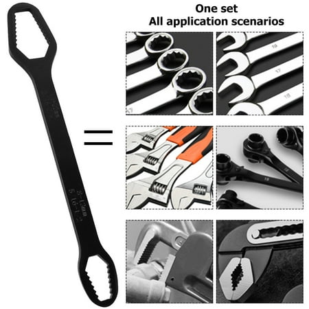 Gpoty 5/16”-7/8” Ratchet Wrench Double-Head Key Set Screw Nuts Wrenches Heavy Duty Metal Ratchet Spanner Portable Repair Hand Tools for Car Bicycle Motorcycle Home Repair
Gpoty 5/16”-7/8” Ratchet Wrench Double-Head Key Set Screw Nuts Wrenches Heavy Duty Metal Ratchet Spanner Portable Repair Hand Tools for Car Bicycle Motorcycle Home Repair