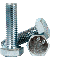 

M10-1.25 x 35mm Hex Cap Screws Class 8.8 DIN 960 Zinc CR+3 Partially Threaded Fine Thread (metric)