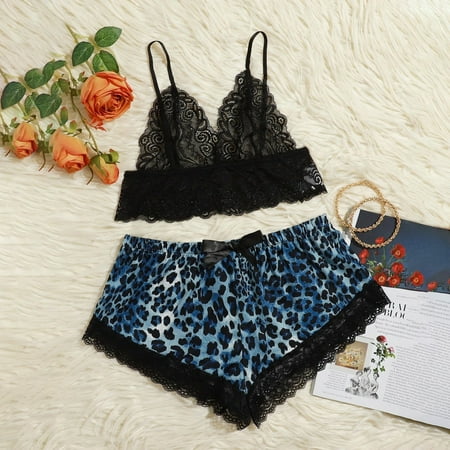 Rewenti Satin Silk Pajamas Women Nightdress Lingerie Lace Underwear Sleepwear Leopard Gray L(L)
Rewenti Satin Silk Pajamas Women Nightdress Lingerie Lace Underwear Sleepwear Leopard Gray L(L)