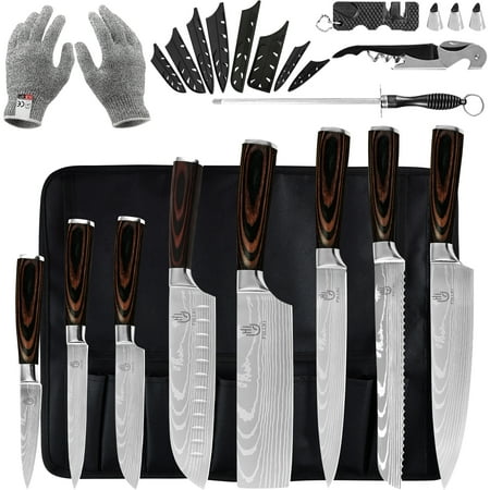 FULLHI Knife Set 14pcs Japanese Chef Knife Set Premium German Stainless Steel Kitchen Knife Set
FULLHI Knife Set 14pcs Japanese Chef Knife Set Premium German Stainless Steel Kitchen Knife Set