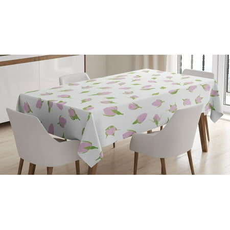 Rose Tablecloth Rosebuds Romantic Flowers with Leaves Wedding Valentines Day Theme Rectangular Table Cover for Dining Room Kitchen 52 X 70 Inches Fern Green White Baby Pink by Ambesonne
Rose Tablecloth Rosebuds Romantic Flowers with Leaves Wedding Valentines Day Theme Rectangular Table Cover for Dining Room Kitchen 52 X 70 Inches Fern Green White Baby Pink by Ambesonne