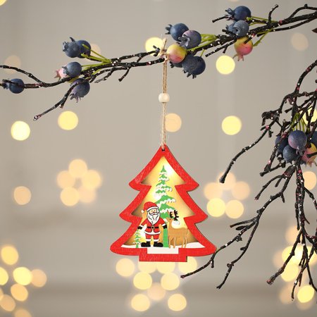 YJ.GWL Christmas Tree Ornaments 4 Pack Luminous Pendants for Home Decor Party Birthday Xmas Gift
YJ.GWL Christmas Tree Ornaments 4 Pack Luminous Pendants for Home Decor Party Birthday Xmas Gift