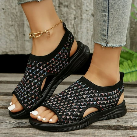 XIAQUJ Women Comfortable Sandal Bohemia Shoes Sports Casual Sandals Sandals for Women Black 8(40)
XIAQUJ Women Comfortable Sandal Bohemia Shoes Sports Casual Sandals Sandals for Women Black 8(40)
