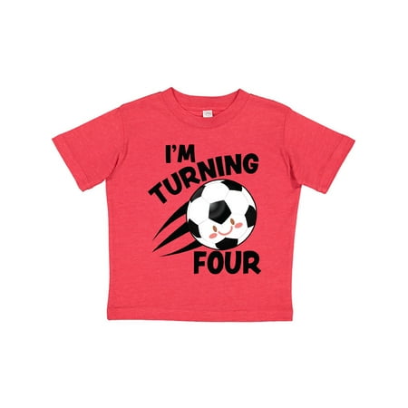 Inktastic I m Turning Four with Soccer Ball Gift Toddler Boy or Toddler Girl T-Shirt
Inktastic I m Turning Four with Soccer Ball Gift Toddler Boy or Toddler Girl T-Shirt