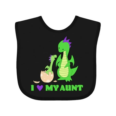 Inktastic I Love My Aunt Gift Baby Boy or Baby Girl Bib