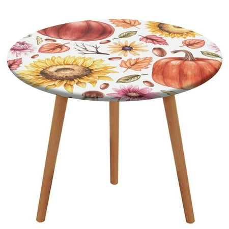 Bybiment Round Fitted Tablecloth with Elastic Edge Pattern Autumn Watercolor Hand Drawn Decorative Tablecloth Table Cover 43 Inch
Bybiment Round Fitted Tablecloth with Elastic Edge Pattern Autumn Watercolor Hand Drawn Decorative Tablecloth Table Cover 43 Inch