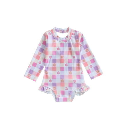 Bagilaanoe 1-5T Baby Girl One Piece Swimsuits Kids Rush Guard Swimshirts Quick Dry Long Sleeve Swim Shirt Toddler Swimwear Bathing Suit Ruffled Beachwear
Bagilaanoe 1-5T Baby Girl One Piece Swimsuits Kids Rush Guard Swimshirts Quick Dry Long Sleeve Swim Shirt Toddler Swimwear Bathing Suit Ruffled Beachwear