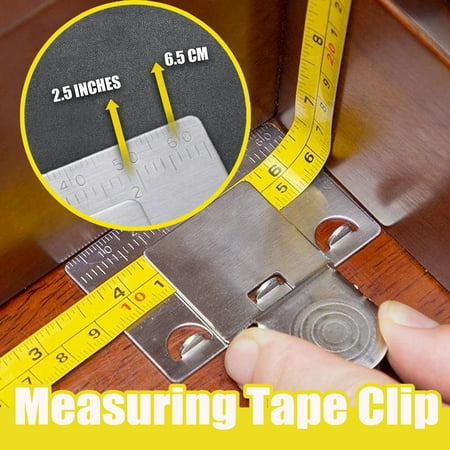 FENGYIKEJI Fixing Clip Clearance Measuring Tape Clip Tape Measuring Tool Accurate Reading In Curved Corners
FENGYIKEJI Fixing Clip Clearance Measuring Tape Clip Tape Measuring Tool Accurate Reading In Curved Corners
