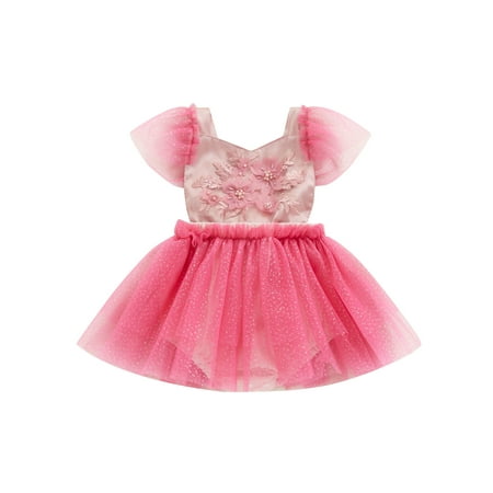 Infant Baby Girl Summer Flower Embroidery Romper Dress Backless Sequin Glitter Tutu Princess Dress
Infant Baby Girl Summer Flower Embroidery Romper Dress Backless Sequin Glitter Tutu Princess Dress