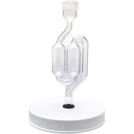 Airtight One Gallon Standard Fermentation Lid Gasket with S-Shaped Airlock