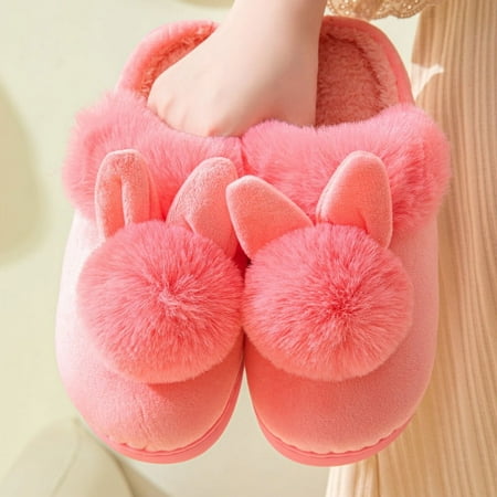 Long Ears Single Ball Men and Women Couple Winter Warm Wood Floor Thickened Indoor Warm Slippers Cotton Slippers
Long Ears Single Ball Men and Women Couple Winter Warm Wood Floor Thickened Indoor Warm Slippers Cotton Slippers