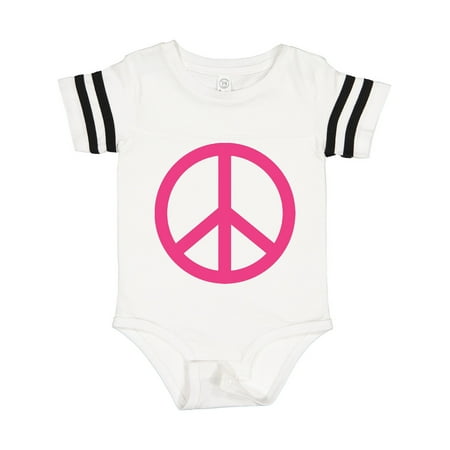 Inktastic Pink Peace Sign Gift Baby Girl Bodysuit 
Inktastic Pink Peace Sign Gift Baby Girl Bodysuit