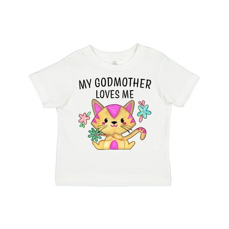 Inktastic My Godmother Loves Me with Cute Kitten and Flowers Gift Toddler Boy or Toddler Girl T-Shirt
Inktastic My Godmother Loves Me with Cute Kitten and Flowers Gift Toddler Boy or Toddler Girl T-Shirt