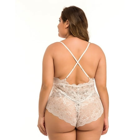 Aayomet Lingerie For Women Plus Size Women Lingerie Lace Chemise Sleepwear Teddy Lingerie White XL
Aayomet Lingerie For Women Plus Size Women Lingerie Lace Chemise Sleepwear Teddy Lingerie White XL