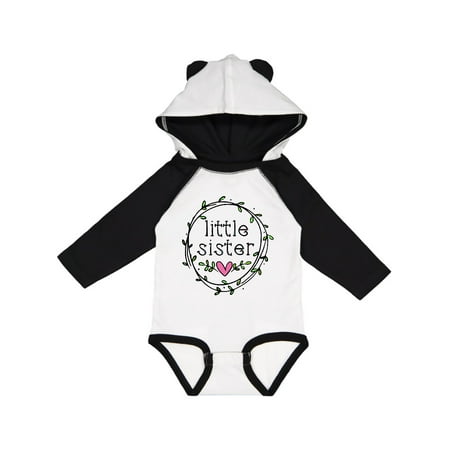 Inktastic Little Sister Leaves Circle Heart Gift Baby Girl Long Sleeve Bodysuit
Inktastic Little Sister Leaves Circle Heart Gift Baby Girl Long Sleeve Bodysuit
