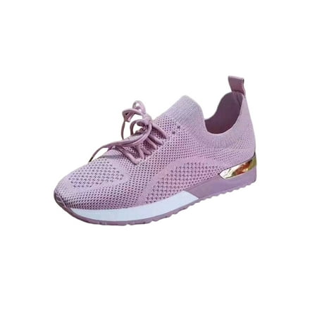 Tenmix Women Walking Shoe Knit Upper Sock Sneaker Lace Up Sneakers Slip On Casual Shoes Womens Non-Slip Lightweight Pink 7.5
Tenmix Women Walking Shoe Knit Upper Sock Sneaker Lace Up Sneakers Slip On Casual Shoes Womens Non-Slip Lightweight Pink 7.5