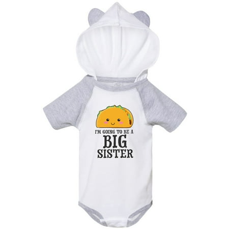 Inktastic I m Going to Be a Big Sister with Taco Illustration Gift Baby Girl Bodysuit
Inktastic I m Going to Be a Big Sister with Taco Illustration Gift Baby Girl Bodysuit
