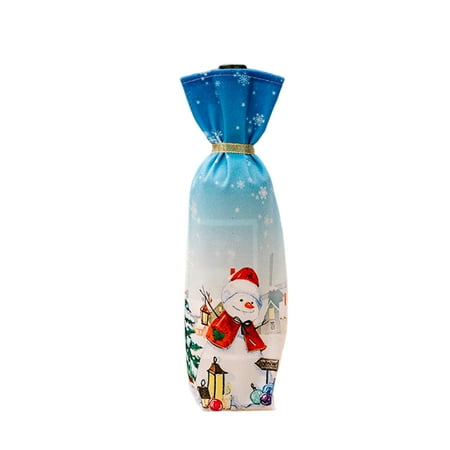 Eastshop Christmas Wine Bottle Bag Santa Claus Snowman Portable Cartoon Pattern Ribbon Xmas Sack Packing for Festival
Eastshop Christmas Wine Bottle Bag Santa Claus Snowman Portable Cartoon Pattern Ribbon Xmas Sack Packing for Festival