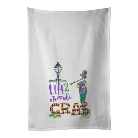 Caroline s Treasures WDK4673WTKT Life of the Mardi Gras White Kitchen Towel Set of 2 Dish Towels 19 X 25 multicolor
Caroline s Treasures WDK4673WTKT Life of the Mardi Gras White Kitchen Towel Set of 2 Dish Towels 19 X 25 multicolor