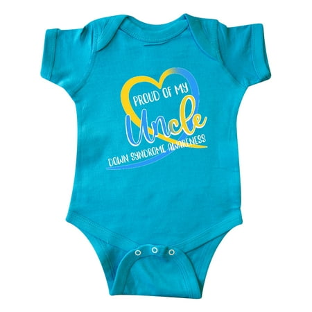 Inktastic Proud of my Uncle Down Syndrome Awareness Heart Ribbon Gift Baby Boy or Baby Girl Bodysuit
Inktastic Proud of my Uncle Down Syndrome Awareness Heart Ribbon Gift Baby Boy or Baby Girl Bodysuit
