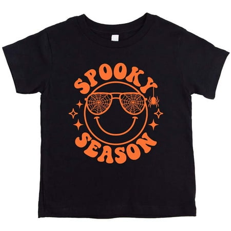 Spooky Season Smiley Face Halloween Shirts and Bodysuits for Infant Baby and Toddler Youth Girls Orange on Black Shirt 2T
Spooky Season Smiley Face Halloween Shirts and Bodysuits for Infant Baby and Toddler Youth Girls Orange on Black Shirt 2T