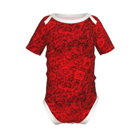Junzan Red Rose Print Short-Sleeve Baby Climbing Clothes Bodysuits for Infant One-Piece for Baby Boys & Girls Baby Clothes Baby Romper with Snap Closure-3 Months
Junzan Red Rose Print Short-Sleeve Baby Climbing Clothes Bodysuits for Infant One-Piece for Baby Boys & Girls Baby Clothes Baby Romper with Snap Closure-3 Months