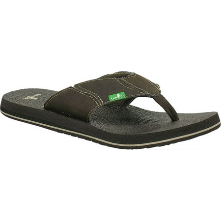 Men s Fault Line Flip Flop Brown 8 M US