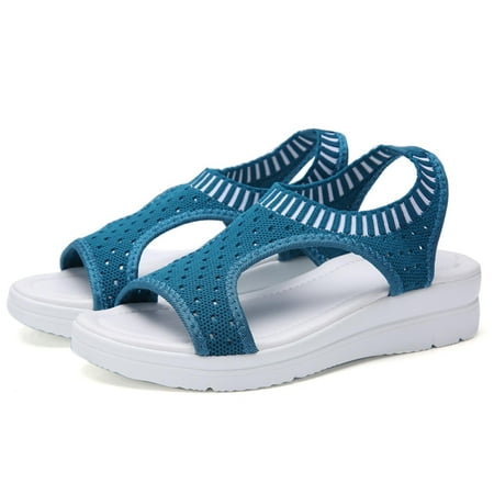 Zanvin Women s Shoes on Clearance up to 30% off Womens Wedge Sandals New Fish Mouth Shoes Large Size Wedge Sports Sandals Thick Sole Casual Shoes Dark Blue 39
Zanvin Women s Shoes on Clearance up to 30% off Womens Wedge Sandals New Fish Mouth Shoes Large Size Wedge Sports Sandals Thick Sole Casual Shoes Dark Blue 39