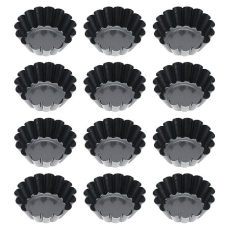 NUOLUX 12pcs Non-stick Carbon Steel Mini Tart Pans Flower Reusable Cupcake Muffin Baking Cup Mold
NUOLUX 12pcs Non-stick Carbon Steel Mini Tart Pans Flower Reusable Cupcake Muffin Baking Cup Mold