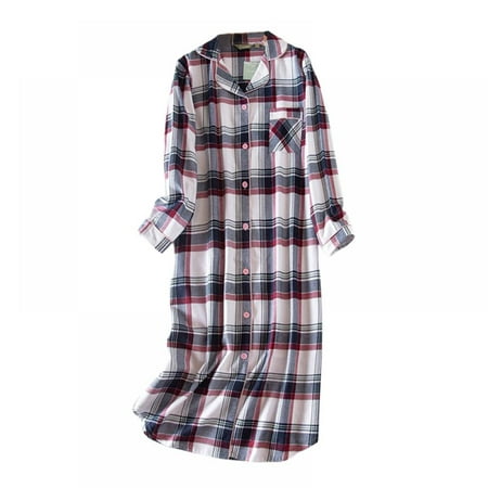 Women s Cotton Nightgown Button Down Boyfriend Nightshirt Mid-Long Style Sleepshirt Pajama Tops
Women s Cotton Nightgown Button Down Boyfriend Nightshirt Mid-Long Style Sleepshirt Pajama Tops