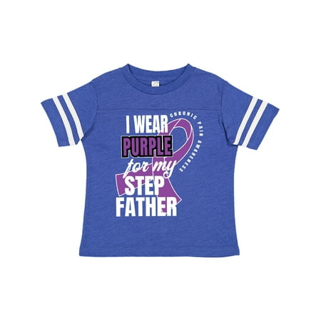Inktastic Chronic Pain I Wear Purple For My Step Father Gift Toddler Boy or Toddler Girl T-Shirt
Inktastic Chronic Pain I Wear Purple For My Step Father Gift Toddler Boy or Toddler Girl T-Shirt