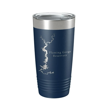 Flaming Gorge Reservoir Tumbler Lake Map Travel Mug Insulated Laser Engraved Coffee Cup Utah Wyoming 20 oz Navy Blue
Flaming Gorge Reservoir Tumbler Lake Map Travel Mug Insulated Laser Engraved Coffee Cup Utah Wyoming 20 oz Navy Blue