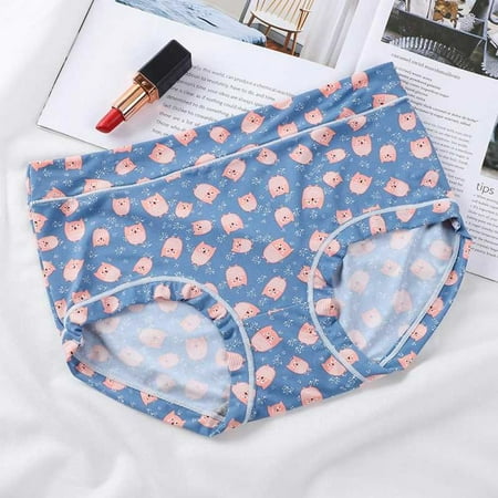Xinhuaya Womens Floral Printed Underpants One Size Ladies Middle Waist Briefs Ice Silk Flower Breathable Soft Printing Panties
Xinhuaya Womens Floral Printed Underpants One Size Ladies Middle Waist Briefs Ice Silk Flower Breathable Soft Printing Panties