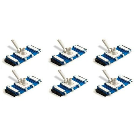 6 Swimline Hydrotools 8165 Swimming Pool Flexible Weighted Vacuum Head w\/Brushes