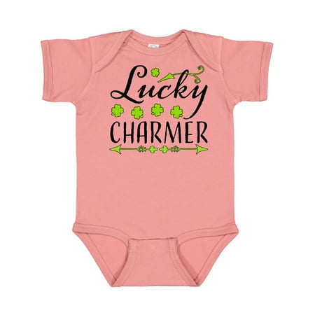 Inktastic Lucky Charmer- St. Patrick s Day four leaf clovers Gift Baby Boy or Baby Girl Bodysuit
Inktastic Lucky Charmer- St. Patrick s Day four leaf clovers Gift Baby Boy or Baby Girl Bodysuit