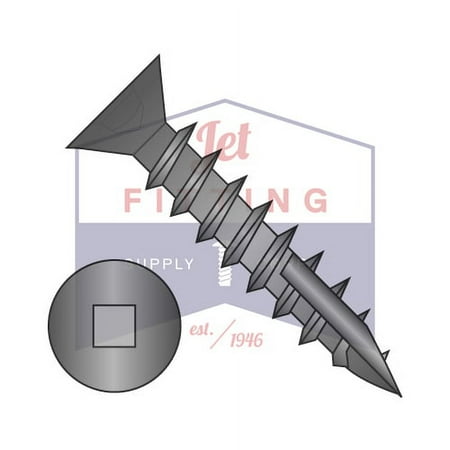 6-13 x 1 Deep Thread Wood Screws | Square | Flat Head | Type 17 Pt | Steel | Black Oxide | With Nibs (Quantity: 9000)
6-13 x 1 Deep Thread Wood Screws | Square | Flat Head | Type 17 Pt | Steel | Black Oxide | With Nibs (Quantity: 9000)